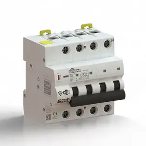 3P 3 pole WIFI MCB&RCBO Miniature Circuit breaker Smart Connected mobile phone control 16/32/63 amp GB10963.1 CE
