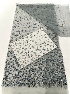 Brillant géométrique diamant maille dentelle tissu carré goutte d'eau diamants ronds scène Costume décoration Couture robe accessoire - Product Image 5