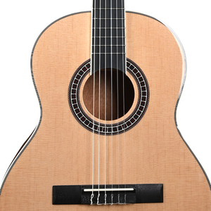 Guitare classique de haute qualité guitare en épicéa débutant adulte guitare acoustique jaune orange - Product Image 6