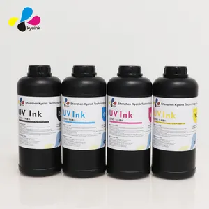 1L Zachte Harde Neutrale Uv Inkt Voor Epson I3200 Toshiba Ricoh Gen5 Uv Inkjet Printer Uv Flexo Inkt