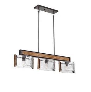 Lámpara colgante de cristal negro para restaurante, Bar, lámpara colgante nórdica para isla de cocina - Product Image 1