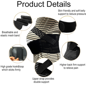 TOPDIVE-Faja abdominal para embarazadas, banda <span class=keywords><strong>de</strong></span> seguridad para la espalda, cinturón <span class=keywords><strong>de</strong></span> apoyo para maternidad - Product Image 6