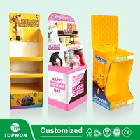 Présentoir de nourriture en carton pour chien, présentoir de nourriture pour chien, magasin de détail, magasin de vente au détail