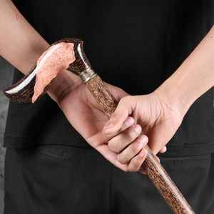 Durable Resin And Wooden Walking Hand Stick Designed For Balance Support With <b>Eye</b> Catching Artistic Finish - Product Image 2