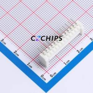 WAFER-HY2.0-13PWZ Wire-to-Board Pin Header Bent Lead Through Hole,P=2mm Connector 1x13P 2mm Right Angle Insert HY - Product Image 2