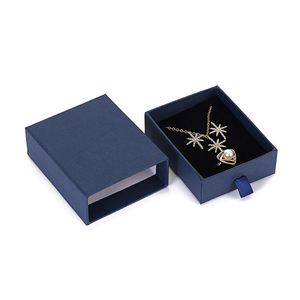 Custom Brown Kraft Paper Jewelry <b>Box</b> Slide Drawer Cardboard Paper <b>Gift</b> <b>Box</b> for Necklace <b>Earring</b> Bracelet Ring - Product Image 4