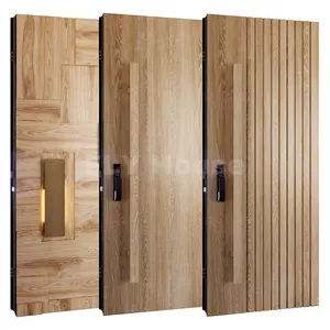 अमेरिकी लकड़ी के मुख्य दरवाजे के डिजाइन सागौन की लकड़ी के मुख्य दरवाजे के डिजाइन घर के आधुनिक धुरी के लिए एकल दरवाजा