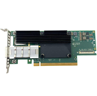 Carte d'interface réseau interne 200GbE double QSFP56 PCIe MCX653105A-HDAT pour les centres de données et les serveurs HPC (en stock)