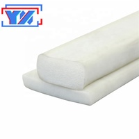 Bande d'étanchéité carrée en mousse de caoutchouc extrudé de silicone OEM