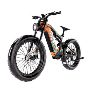 Vélo électrique pliable HEZZO K9 450W 52V 21Ah 25km/h 70-90km 160NM 26 pouces avec moteur central, 9 vitesses, étanche, commande par application, UE/Royaume-Uni/États-Unis - Product Image 3