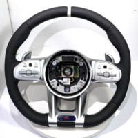 Volant de direction haut de gamme pour Mercedes Benz W464 G63 AMG, en fibre de carbone fabriquée à la main, amélioration des performances