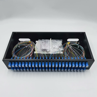 Boîtier de terminaison ODF 2U à tiroir coulissant pour panneau de brassage fibre optique 48 ports SC UPC, cadre de distribution fibre optique 2U