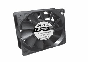 Crown AGQ12038B12J Plastic Ceiling Fan DC 12-24V OEM for <b>Lamp</b> Cooling and Hobbies - Product Image 6