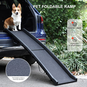 फैक्ट्री पोर्टेबल फोल्डिंग पालतू जानवर रैंप पोर्टेबल सीढ़ियों कुत्ते की बिल्ली रैंप कार ट्रक और sv कुत्ते रैंप - Product Image 2