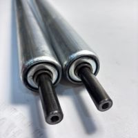 Nouveaux rouleaux de guidage en acier inoxydable galvanisé avec roues dentées en caoutchouc/acier pour lignes de production, personnalisables