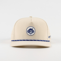 Casquettes Snapback Oxford Dobby Personnalisables de l'Usine de Chapeaux – Nouveaux Modèles Souples avec Perforations Laser et Logo en Patch Caoutchouc