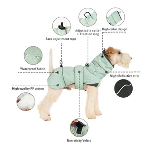Chaquetas para Perros de Vendedores, con Logotipo Personalizado, de Lujo, Cálidas para Invierno, Impermeables, de Poliéster y Plumón, Modernas, Sólidas, Transpirables - Product Image 2