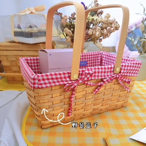 Multi-Purpose Eco-Friendly Nylon Storage <b>Basket</b> Set <b>with</b> <b>Handle</b> for Kitchen Picnic Gift Use - Product Image 6