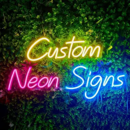 Koncept insegne al Neon personalizzate lettere parole logo aziendale segno decorazione LED insegne al neon per il gioco di eventi per feste a casa di nozze