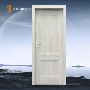Luxury Modern <strong>Wooden</strong> Frost White Oak Contemporary Sliding <strong>Room</strong> Prehung Interior Wood Door Iron <strong>Gate</strong> <strong>Designs</strong> With Frame - Product Image 4