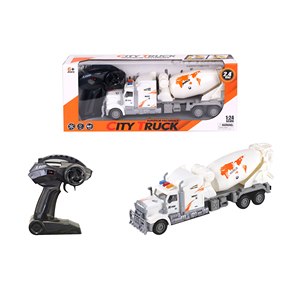 Camiones mezcladores de hormigón blanco <span class=keywords><strong>rc</strong></span> para <span class=keywords><strong>6</strong></span> años + niños, juguetes de control inalámbrico de 2,4 Ghz, 4 canales, venta - Product Image 3