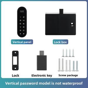 <span class=keywords><strong>Serrure</strong></span> de meuble intelligente sans clé Liantian F155 à écran tactile, modes public et privé, pour casier de gym et mobilier de bureau - Product Image 6
