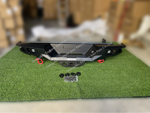 กันชนเหล็กด้านหลังรถสำหรับรถ Nissan <span class=keywords><strong>NAVARA</strong></span> NP300 2015-2022พร้อมตัวยึดไฟ LED อุปกรณ์เสริม4X4รถแถบกันชนเหล็กสำหรับ NP300 - Product Image 3