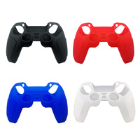 Étui en gel de silicone épaissi amélioré pour manette PS5 - Absorption des chocs, résistant aux rayures, anti-traces de doigts, excellente adhérence