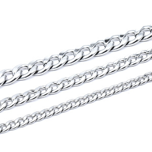 Wholesale Aceworks NCS51035-M PVD Coated 18k Stainless Steel NK Cuban Link Chain 10m Roll for Bracelet Necklace Making - Product Image 4