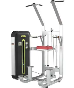 Commercial fitness equipment pin loaded exercise machine dip chin assist gym equipment machine
