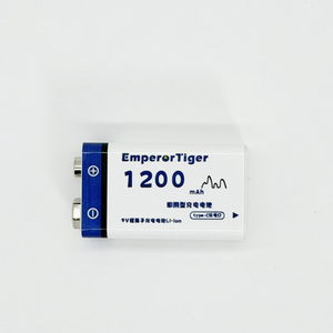 Batterie rechargeable 9V, batterie au lithium rechargeable par USB, multimètre, microphone, grande capacité, batterie carrée 6F22, vente en gros - Product Image 3