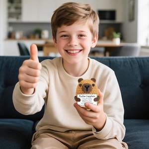 Crochet fait main Animal Capybara retour à l'école cadeaux pour lui fils adolescent émotionnel remonter le moral mignon trucs <span class=keywords><strong>choses</strong></span> cadeau <span class=keywords><strong>de</strong></span> noël - Product Image 3