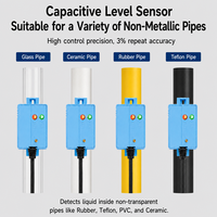 Capteur de niveau de liquide capacitif Te-dry15n, induction sans contact, précision de 1,5 mm, DC24V, pour conduites en verre/céramique/PVC, usage industriel