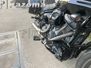 Glissières de barre de crash de moto pour Harley Davidson | Extrémités de glissière de billette en aluminium et fibre de carbone/extrémités de billette de remplacement - Product Image 6