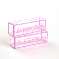 Brillant à lèvres personnalisé transparent rouge à lèvres cosmétique marque privée boîte d'emballage personnalisée boîtes de rouge à lèvres cosmétique en plastique PVC PET