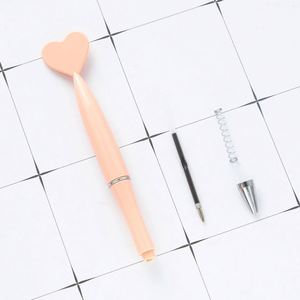 Bolígrafos de Plástico Resistentes Personalizados con Forma de Corazón para el Día de San Valentín, Tinta de Gel Negra de 1 mm, Regalo para Niños, Suministros de Oficina y Escolares, Recuerdo de Fiesta - Product Image 4