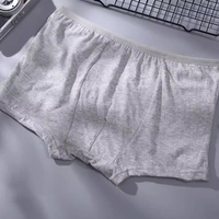 Caleçons jetables personnalisés pour hommes Ceinture élastique 100% coton Boxer jetables blancs pour hommes Sous-vêtements pour hommes