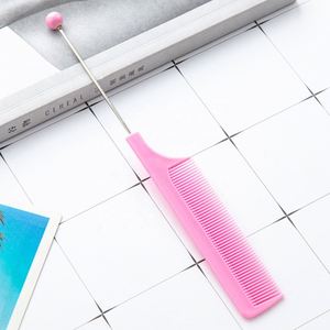 DIY <b>Beaded</b> Tail Comb - Durable <b>Plastic</b> Hair Styling Tool for Home & Salon Use, Detangling & Styling Essential - Product Image 4