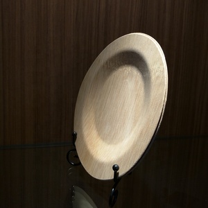 Natural de 11 pulgadas ronda <span class=keywords><strong>restaurante</strong></span> placa de bambú comedor hecho <span class=keywords><strong>en</strong></span> China - Product Image 6