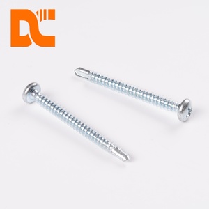 Viti autoforanti a testa a padella zincate metriche affidabili, stile <span class=keywords><strong>Tek</strong></span>, per strutture in acciaio e assemblaggi metallici - Product Image 3