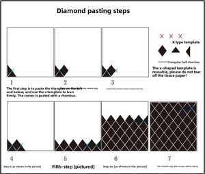 Hiện đại <span class=keywords><strong>3D</strong></span> mô hình trái tim kim cương Gương dán tường có thể tháo rời Acrylic gạch cho phòng ngủ - Product Image 4
