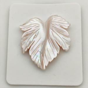 OEM Showy Extremely Lifelike <b>Pink</b> MOP 24mm-41mm Gemstone <b>Pink</b> Quality Primacy Leaf For Souvenir - Product Image 4
