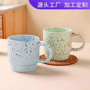 <b>Ceramic</b> Mug Marble Pattern Matte Finish Coffee Tea <b>Cup</b> Gift For Office Use - Product Image 4