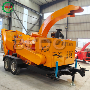 Nhiệm vụ nặng nề Tự động thức ăn gỗ chipper cây chi nhánh cỏ rơm rừng lớn băm nhỏ máy chất thải gỗ đăng nhập Máy Nghiền Shredder - Product Image 4