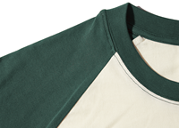 T-shirt homme 100% coton 210 g/m² à manches courtes raglan, uni, coupe classique, personnalisable avec logo, style streetwear