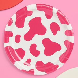 Bandeja Redonda Desechable <span class=keywords><strong>de</strong></span> Papel con Estampado <span class=keywords><strong>de</strong></span> Vaca Rosa para <span class=keywords><strong>Despedida</strong></span> <span class=keywords><strong>de</strong></span> <span class=keywords><strong>Soltera</strong></span> <span class=keywords><strong>en</strong></span> Caja Personalizable - Product Image 4