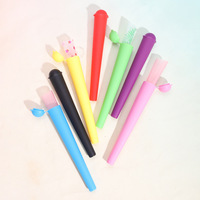 Nouveaux tubes de rangement coniques biodégradables en plastique de 110 mm, colorés arc-en-ciel, simples et manuels, pour accessoires