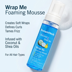 Mousse coiffante légère à base d'huiles de noix de coco et de karité, tenue douce, texture lisse pour tous types de cheveux - Product Image 2