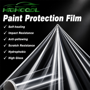 HIGHCOOL Transparent Car <b>Paint</b> Protection Film TPU PPF Roll Hydrophobic High Gloss <b>UV</b> Resistant for Automotive Body - Product Image 2