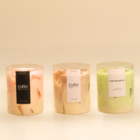 Private Label Dessert-Weinglas-Kerze 2026 Heimdekoration Kaffee-Matcha-Eiskaffee-Form-Kerze Kaffee-Duftkerze